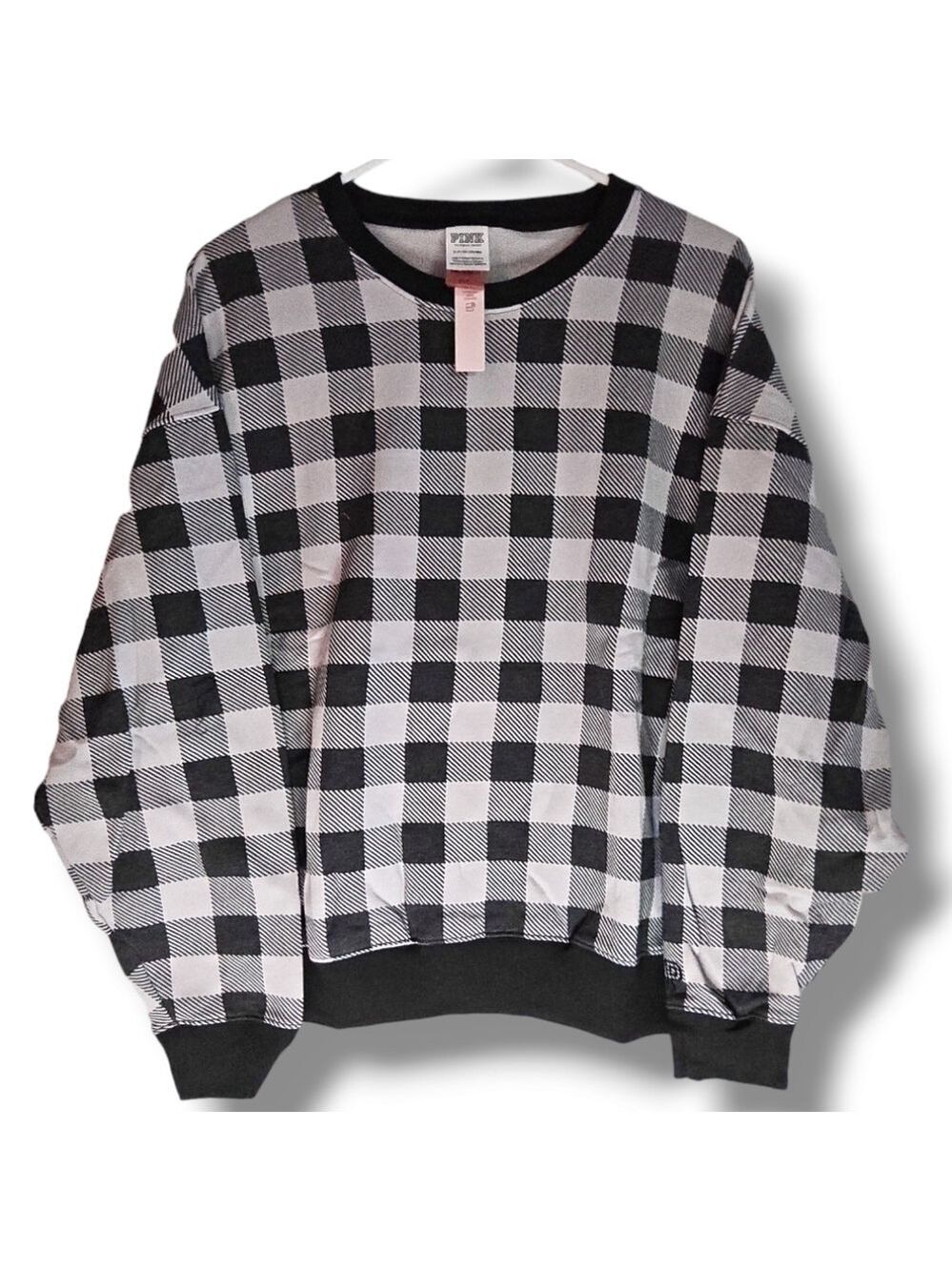 Victorias Secret PINK Plaid Womens Sweatshirt